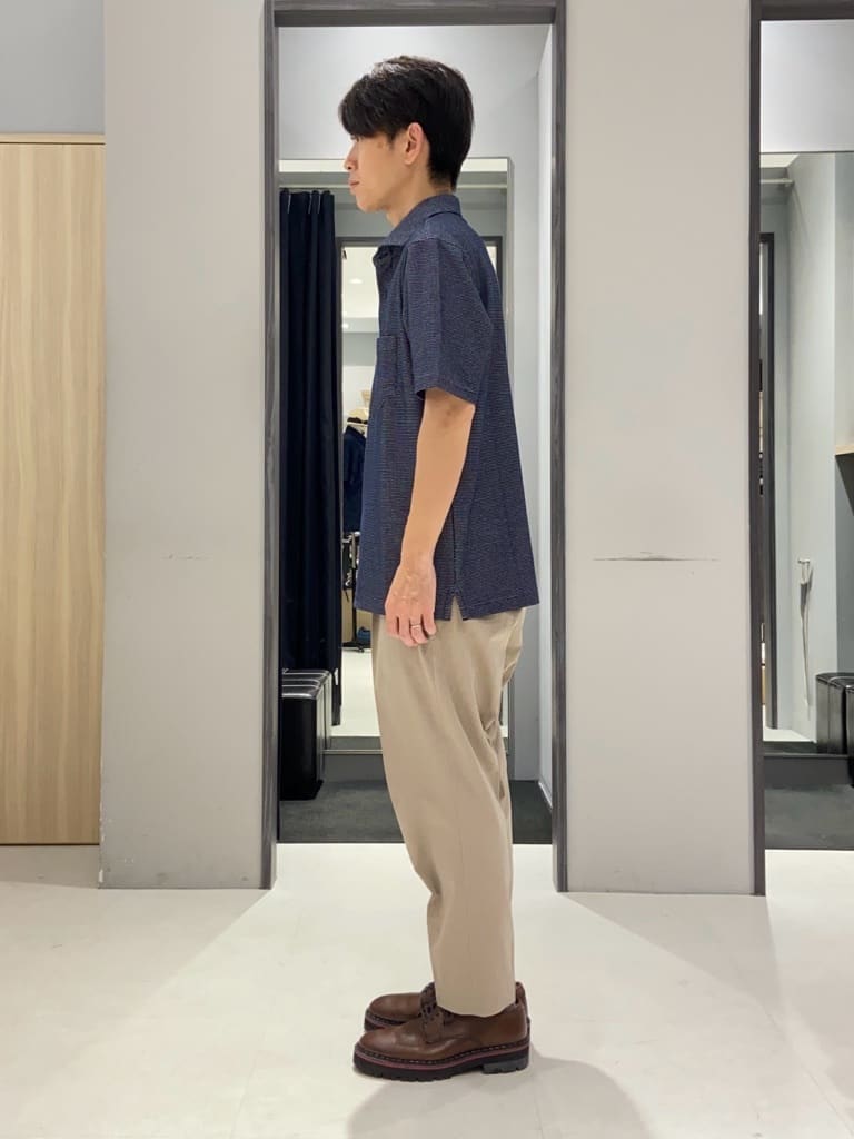 わいずみさんの「TAKEO KIKUCHI｜【抗菌防臭／9色5サイズ展開】ハニカムメランジ ポロシャツ」を使ったコーディネート