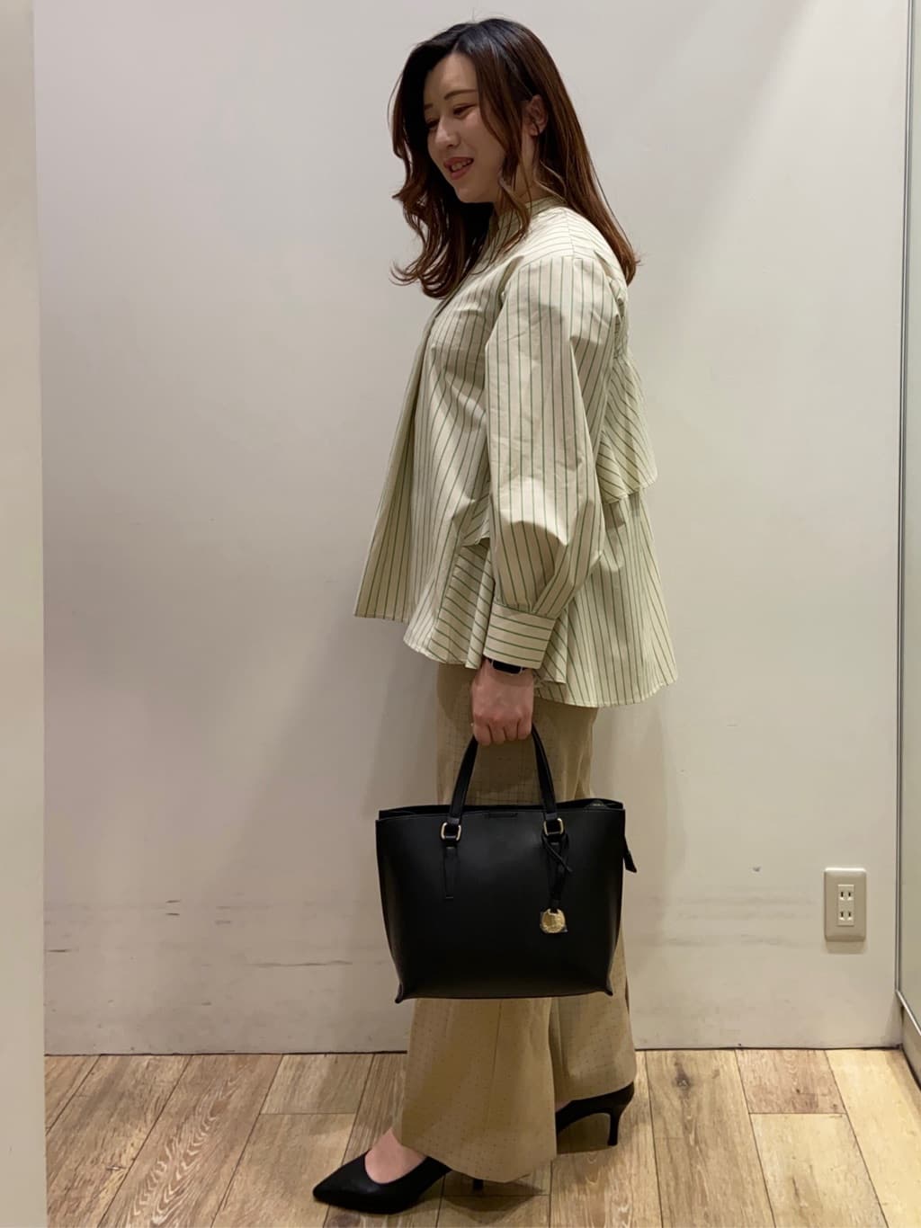eriiiさんの「index｜【抗菌防臭加工/7cmヒール】ベーシックパンプス/通勤対応」を使ったコーディネート