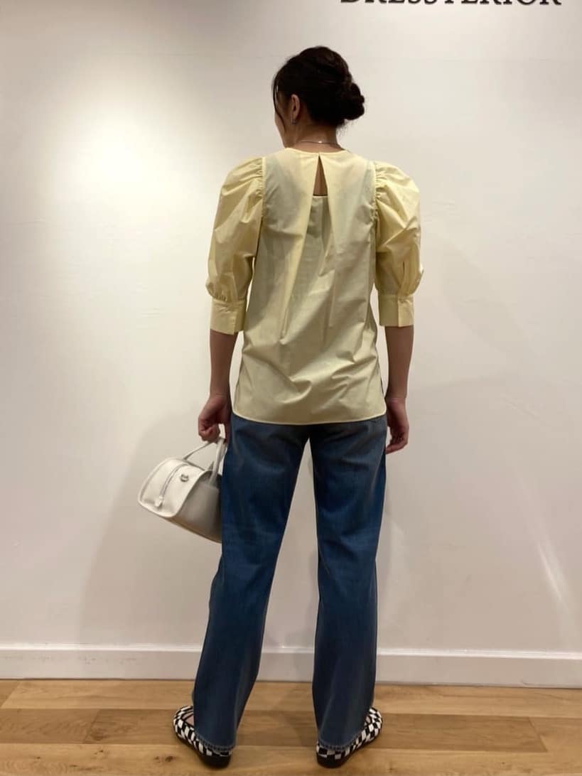 Harukaさんの「DRESSTERIOR｜【ウォッシャブル】テーパードコンフォートデニム」を使ったコーディネート