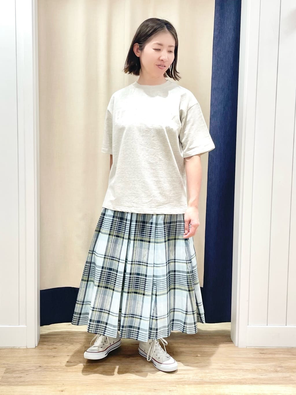 Akiさんの「Dessin｜【CONVERSE/コンバース】ハイカット」を使ったコーディネート