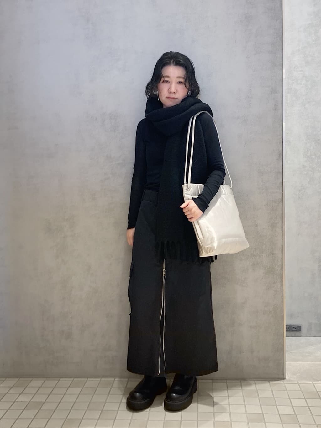 Cさんの「HIROKO HAYASHI｜ENORME（エノルメ）ショルダーバッグ」を使ったコーディネート