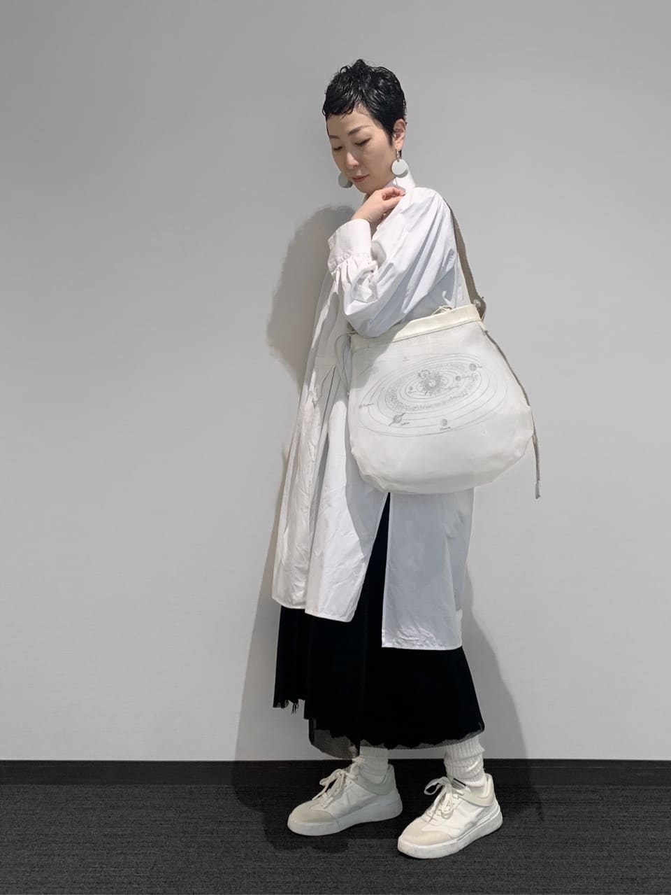 Kさんの「HIROKO HAYASHI｜PEPE CERCHIO（ペペ チェルキオ）イヤリング」を使ったコーディネート