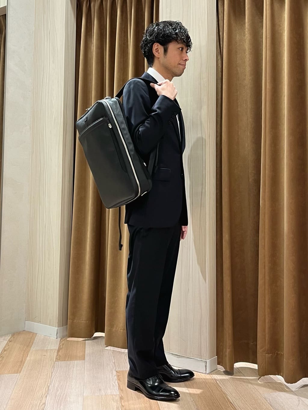 URAさんの「TAKEO KIKUCHI｜ストレートチップシューズ[ メンズ ビジネス シューズ 結婚式 ]」を使ったコーディネート