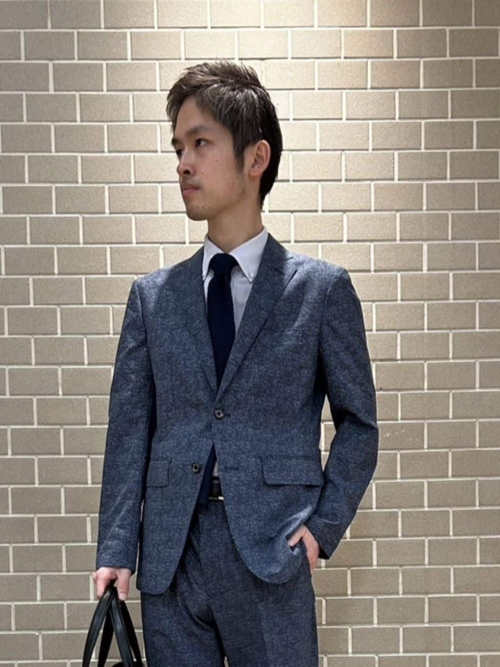カニぞうさんの「TAKEO KIKUCHI｜【抗菌防臭】COOL DOTS（R）ドビープリント パンツ」を使ったコーディネート