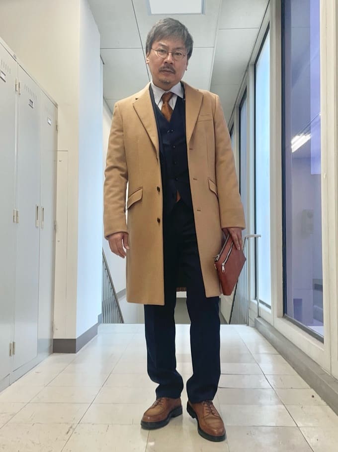 MAKOTO AIさんの「TAKEO KIKUCHI｜【Made in JAPAN】矢絣（やがすり）スーツ／スリーピース対応」を使ったコーディネート