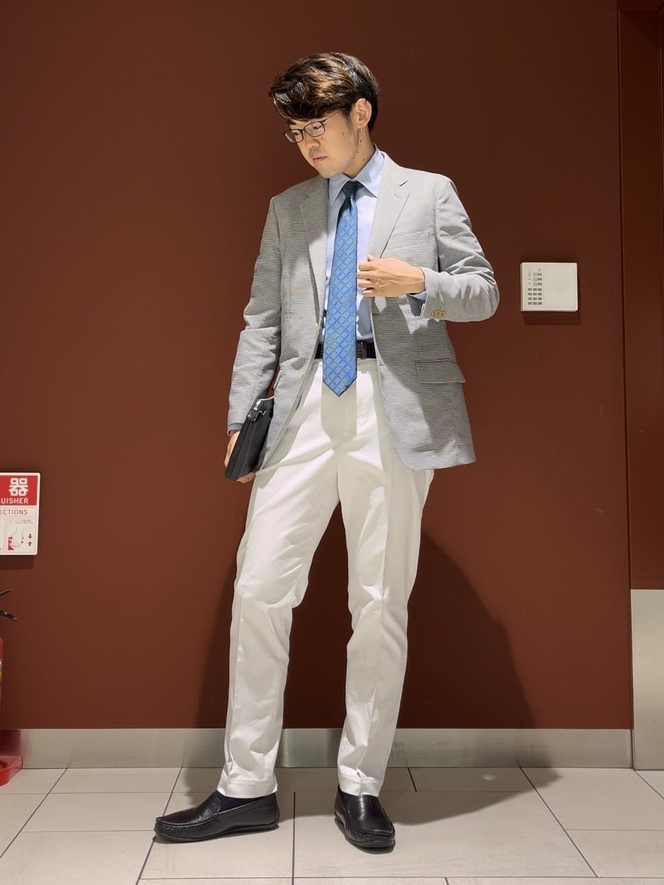 ジュンさんの「TAKEO KIKUCHI｜【Made in JAPAN】市松紋 ドレスシャツ」を使ったコーディネート