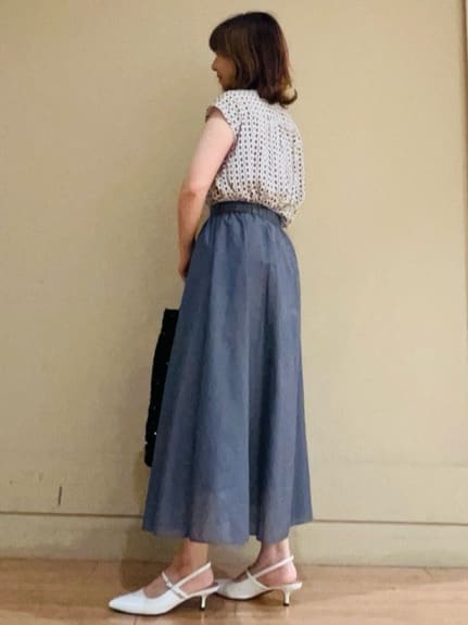 Juneさんの「UNTITLED｜【柔らか／A4サイズ対応】スパンコールトート」を使ったコーディネート
