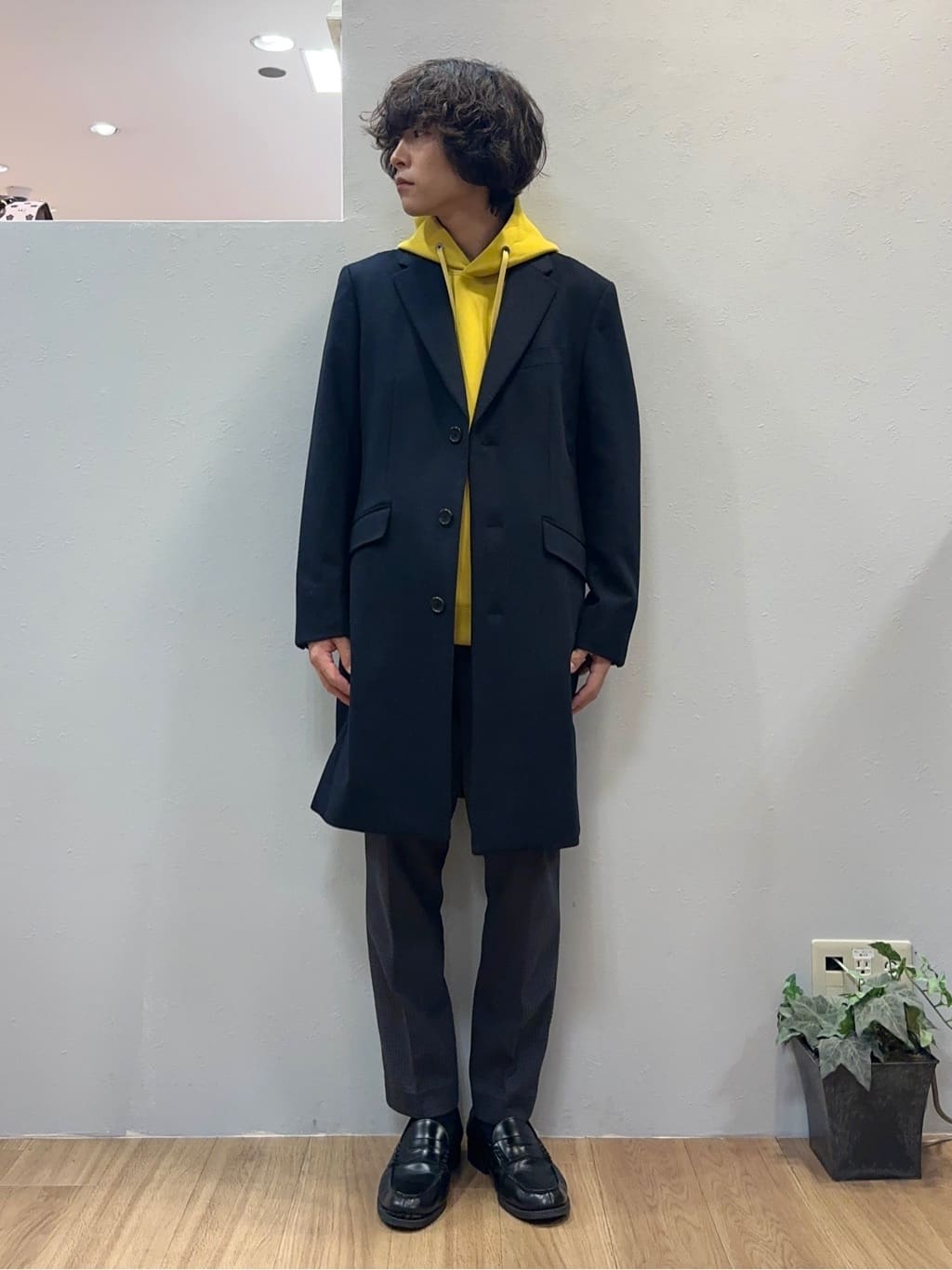 Uさんの「TAKEO KIKUCHI｜ウールカシミヤブレンド チェスターコート」を使ったコーディネート