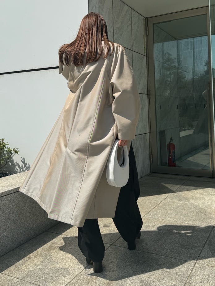 designer yukaさんの「CODE A｜balmacaan coat」を使ったコーディネート