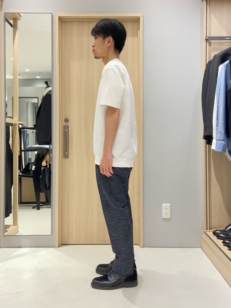 わいずみさんの「TAKEO KIKUCHI｜【抗菌防臭／5サイズ展開】ハイゲージポンチ Tシャツ」を使ったコーディネート