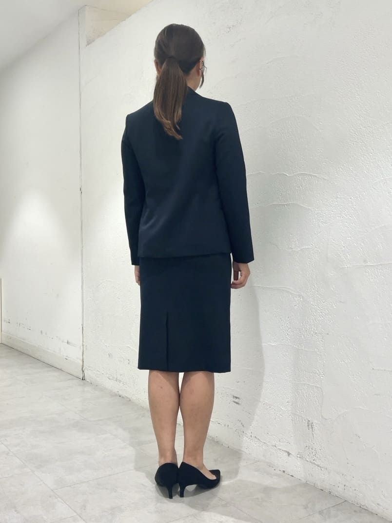 mikaさんの「UNTITLED｜【軽くて快適！】ウール混 ストレッチテーラードジャケット」を使ったコーディネート
