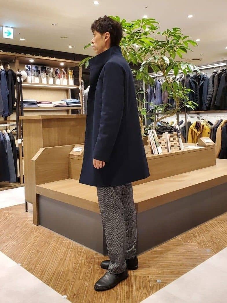 ishidaさんの「TAKEO KIKUCHI｜【Three by Three】シャイニーシャークピンヘッド ベスト / 3ピース対応」を使ったコーディネート