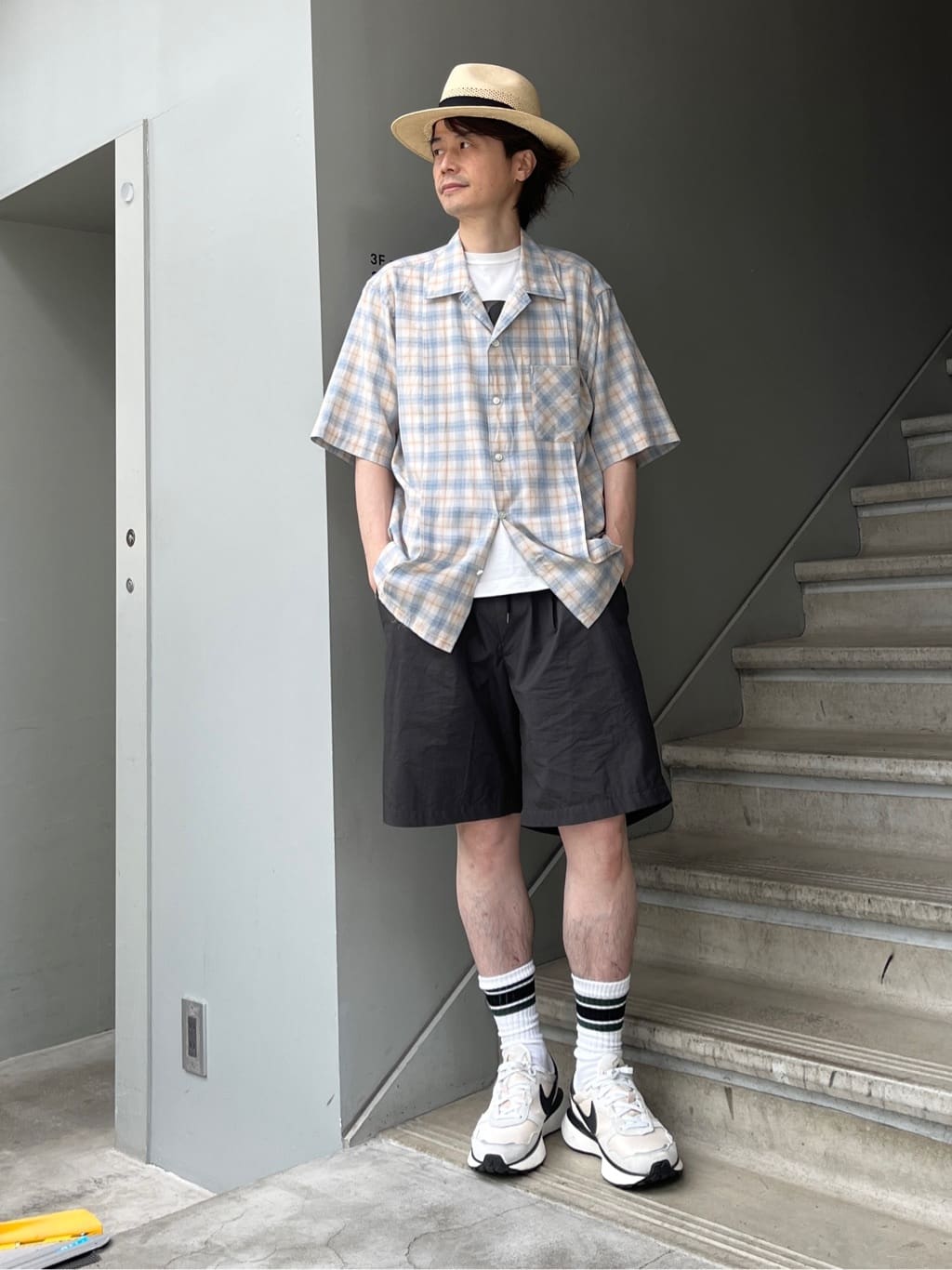Shintaroさんの「TAKEO KIKUCHI｜ラスタウォーカー スポーツソックス」を使ったコーディネート