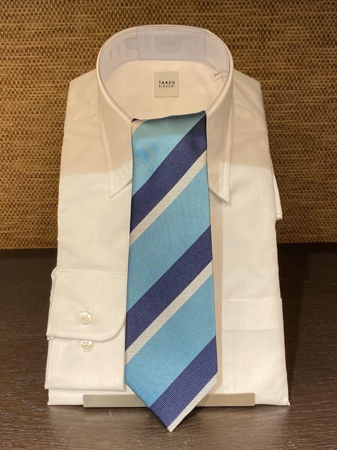 かわぴーさんの「TAKEO KIKUCHI｜【Made in JAPAN】ブロード レギュラーカラー ドレスシャツ」を使ったコーディネート