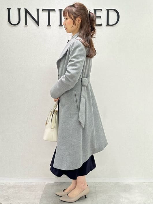 Miwaさんの「UNTITLED｜【日本製／2WAY衿】スタンドカラー ロングコート」を使ったコーディネート