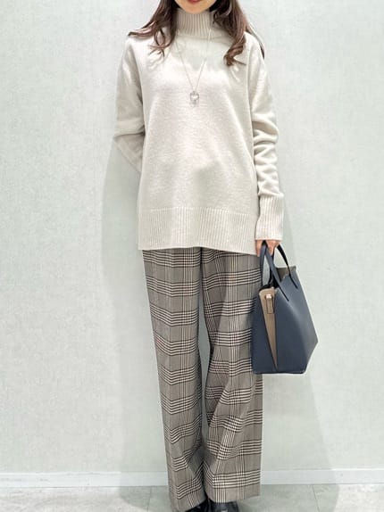 Miwaさんの「UNTITLED｜【日本製／2WAY衿】スタンドカラー ロングコート」を使ったコーディネート