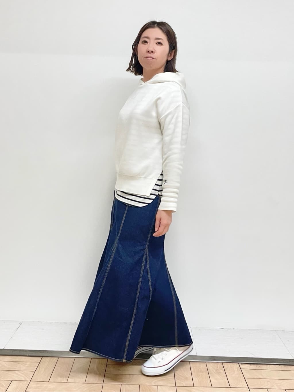 Akiさんの「Dessin｜【CONVERSE/コンバース】ハイカット」を使ったコーディネート