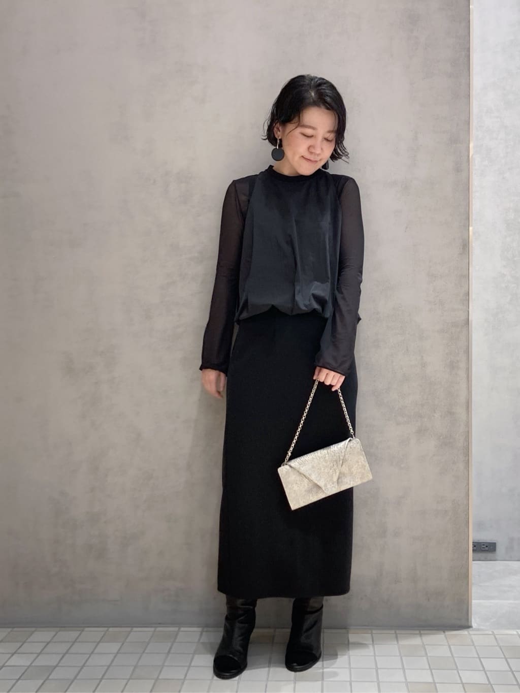 Cさんの「HIROKO HAYASHI｜DAMASCO（ダマスコ）チェーン付長財布」を使ったコーディネート