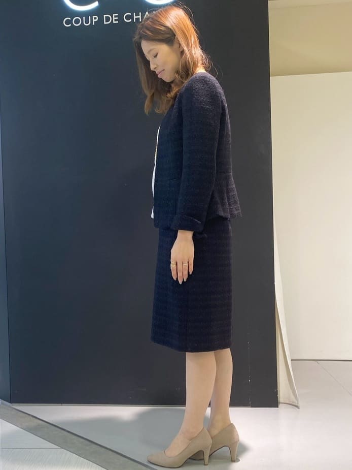 shihoさんの「COUP DE CHANCE｜【洗える／日本製／通勤】タックブラウス」を使ったコーディネート