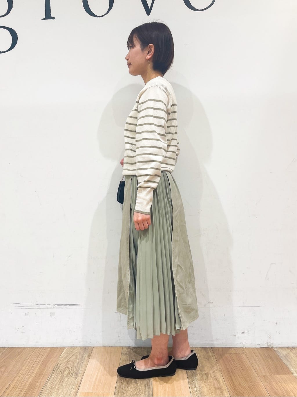 山さんさんの「grove｜グローブ人気のスカート！デニムサイドプリーツスカート」を使ったコーディネート