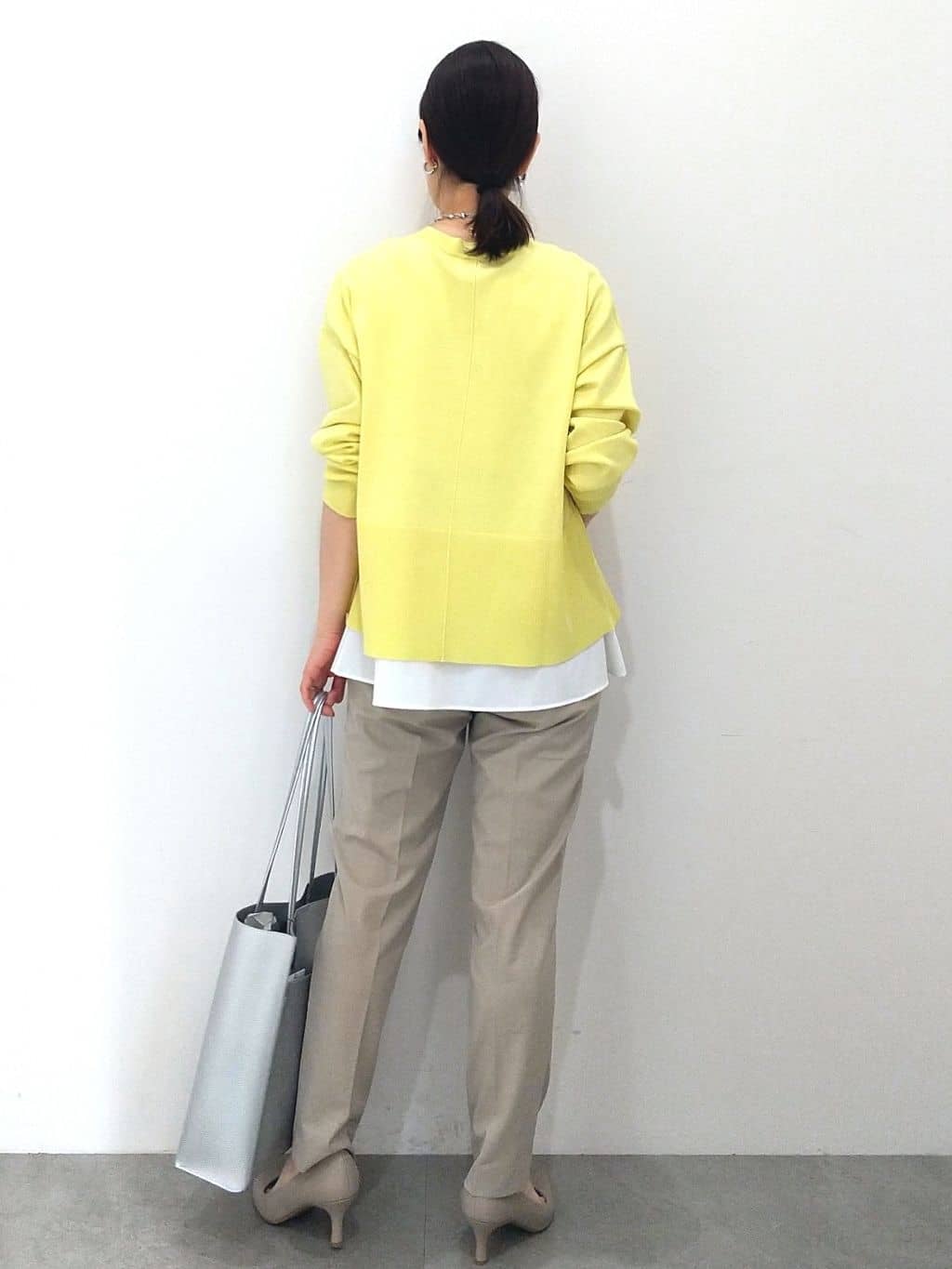 Matsuさんの「OPAQUE.CLIP｜【抗菌防臭加工/7cmヒール】ベーシックパンプス/通勤対応」を使ったコーディネート