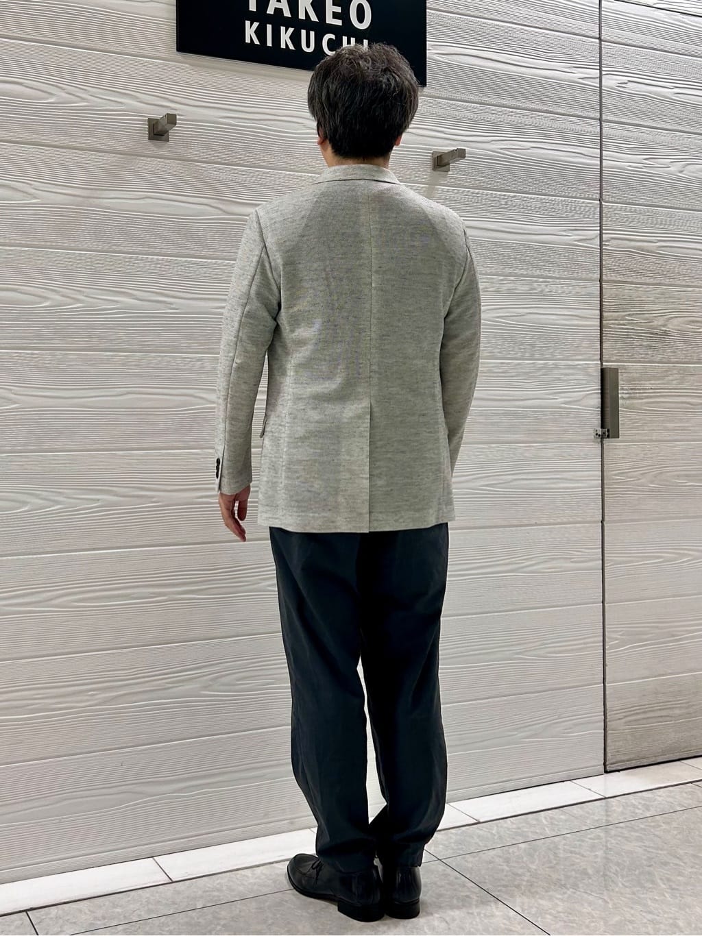 すーさんの「TAKEO KIKUCHI｜【尾州織】リネンブレンド メッシュ ジャケット」を使ったコーディネート