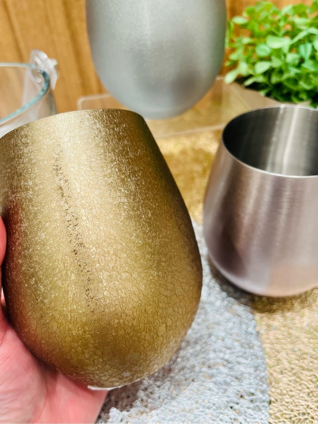 トミーさんの「212 KITCHEN STORE｜ヴィンテージ ラウンドタンブラー GD」を使ったコーディネート