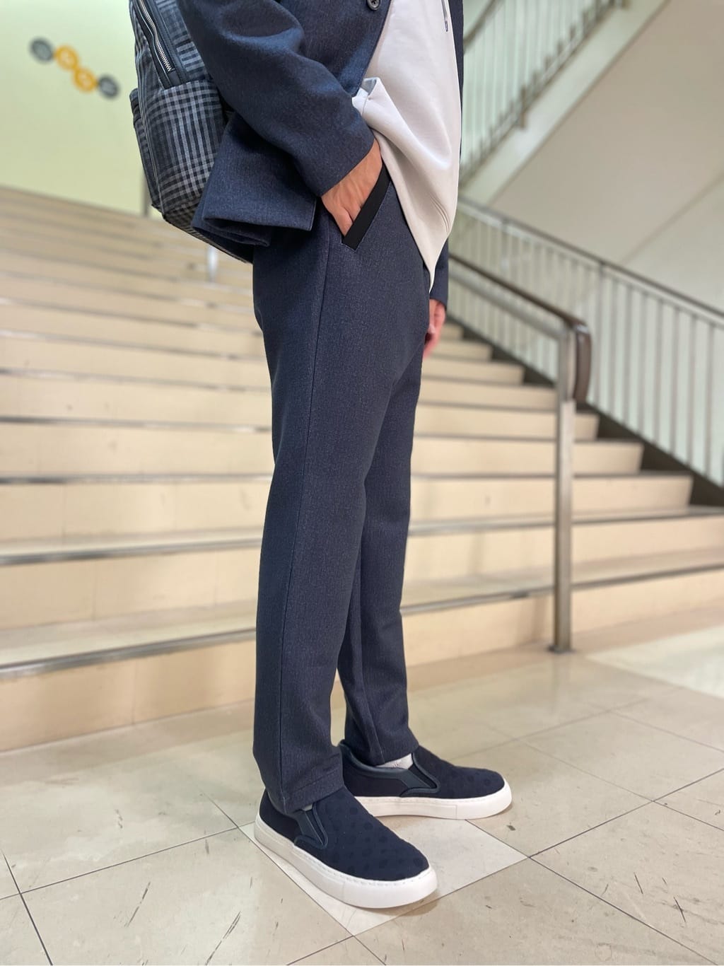 Okdさんの「TAKEO KIKUCHI｜【DOWN FABRIC】ダウンファブリック スタンドカラーブルゾン」を使ったコーディネート