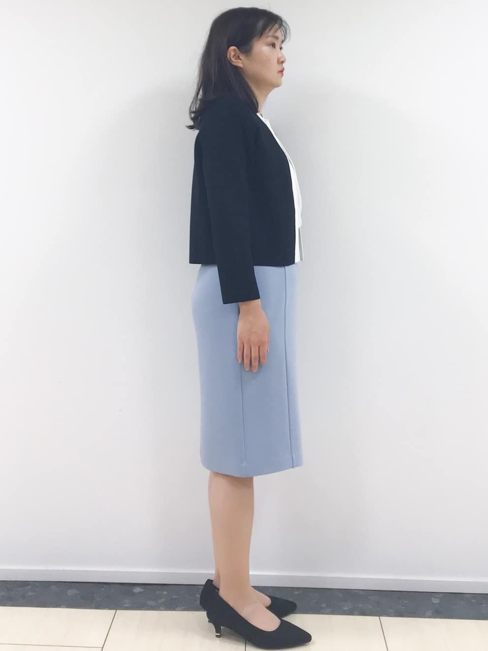 yukinaさんの「COUP DE CHANCE｜【洗える／日本製／通勤】タックブラウス」を使ったコーディネート