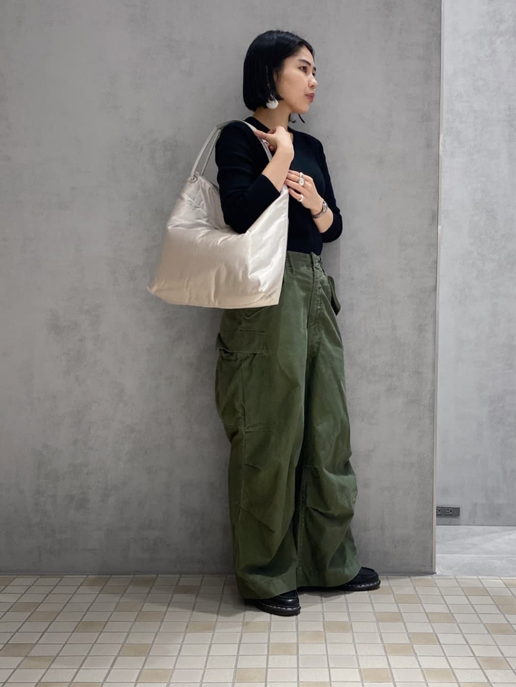 Uさんの「HIROKO HAYASHI｜ENORME（エノルメ）ショルダーバッグ」を使ったコーディネート