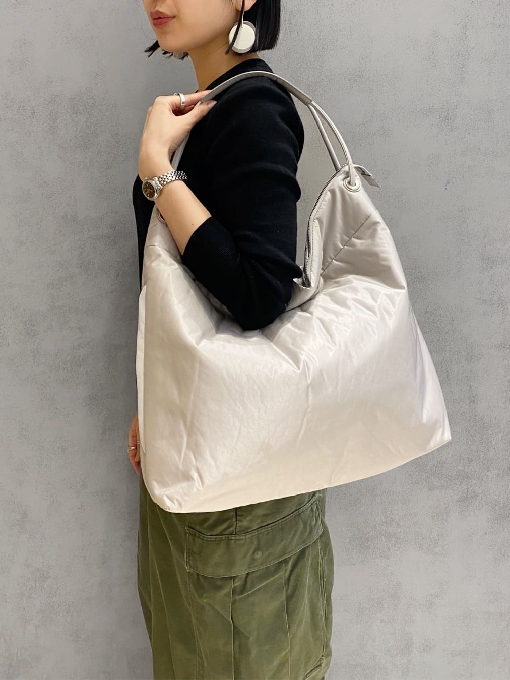 Uさんの「HIROKO HAYASHI｜ENORME（エノルメ）ショルダーバッグ」を使ったコーディネート