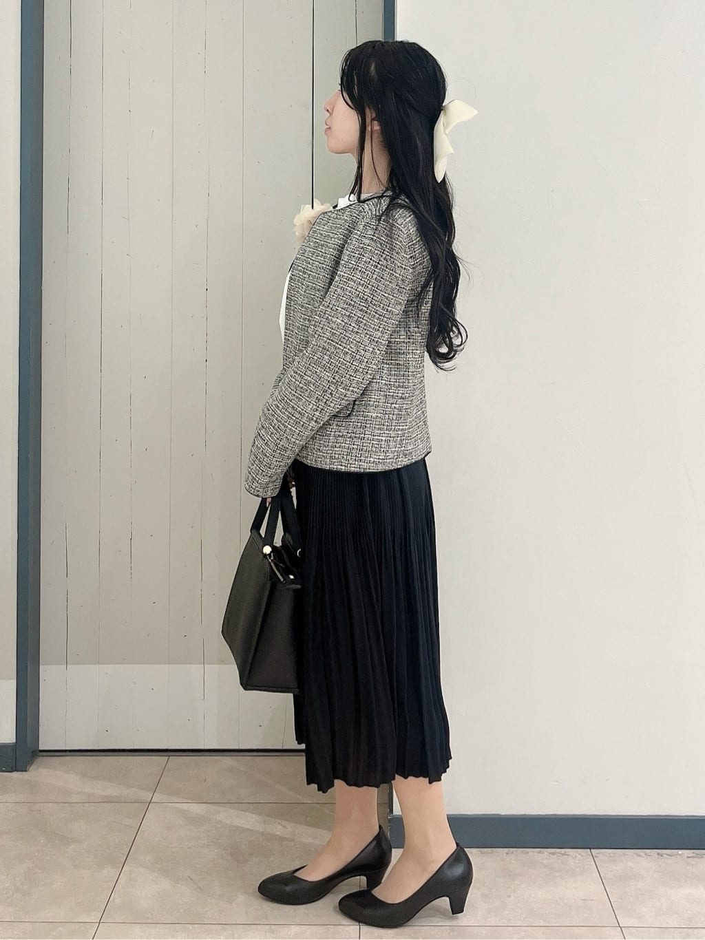 ayanoさんの「grove｜【セレモニー対応】フラワーシフォンコサージュ」を使ったコーディネート