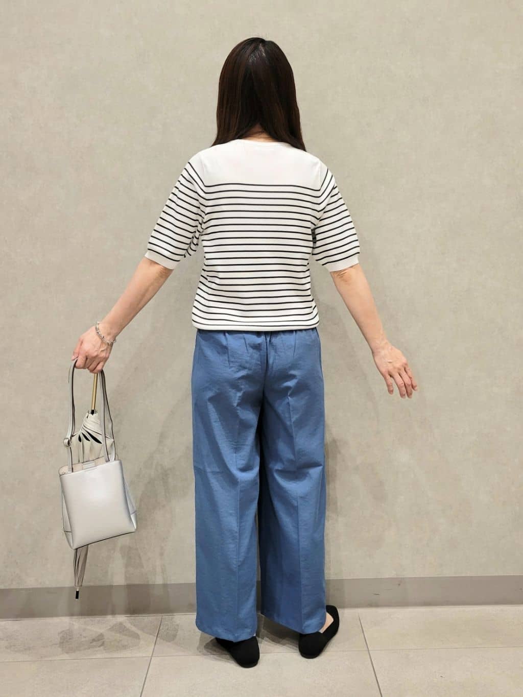 ユウさんの「SHOO･LA･RUE｜【長傘/晴雨兼用/because】遮光バイカラーパラソル」を使ったコーディネート