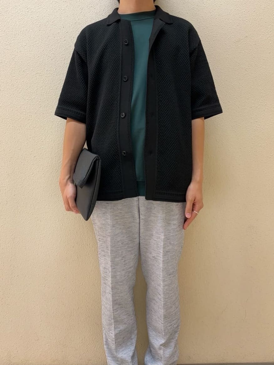 及川さんの「TAKEO KIKUCHI｜【抗菌防臭／5サイズ展開】ハイゲージポンチ Tシャツ」を使ったコーディネート