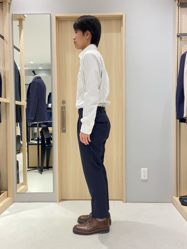 わいずみさんの「TAKEO KIKUCHI｜【Made in JAPAN】ドビーストライプ ドレス シャツ」を使ったコーディネート