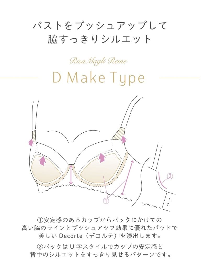 桜子さんの「Risa Magli｜フェリシテ ブラジャー」を使ったコーディネート