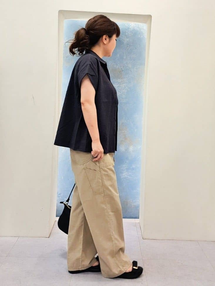 ふるさんの「grove｜＜Lee&times;grove（別注色あり）＞ PAINTER PANTS」を使ったコーディネート