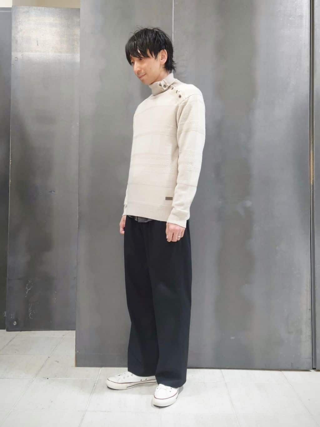 kawamuさんの「TAKEO KIKUCHI｜【ウールカシミヤブレンド】ビーバー調 スタンドカラー コート」を使ったコーディネート