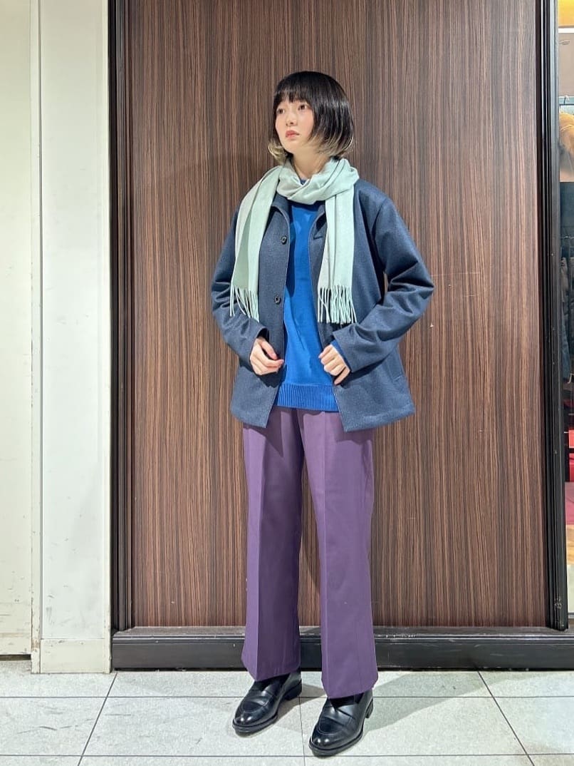 さやさんの「TAKEO KIKUCHI｜【DOWN FABRIC】ダウンファブリック スタンドカラーブルゾン」を使ったコーディネート