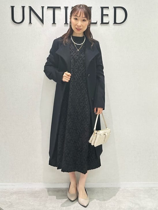 Miwaさんの「UNTITLED｜【日本製／2WAY衿】スタンドカラー ロングコート」を使ったコーディネート