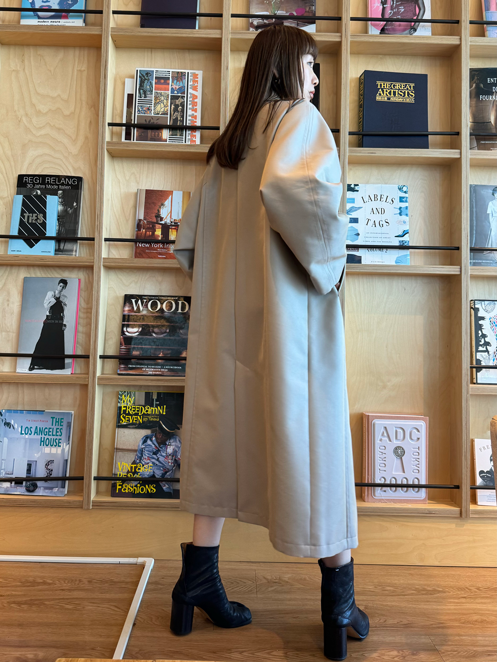 designer yukaさんの「CODE A｜balmacaan coat」を使ったコーディネート
