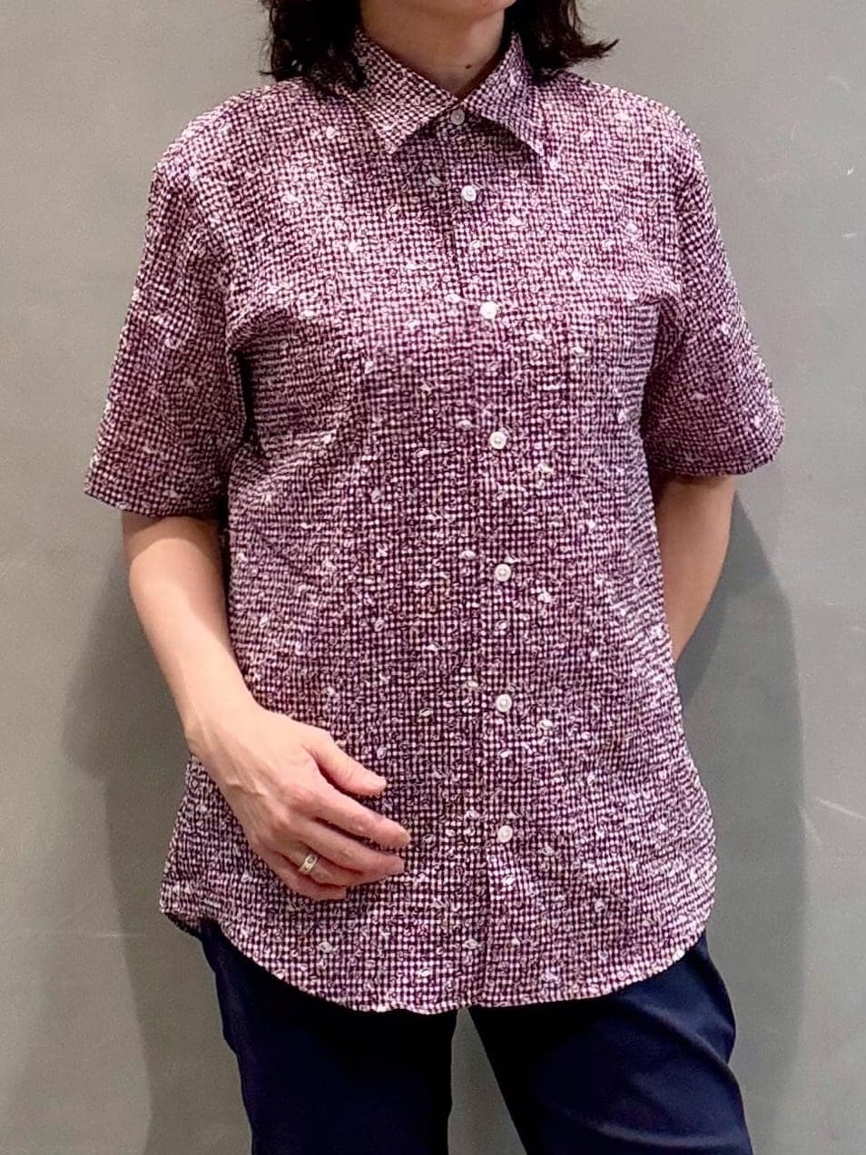 のぐみさんの「TAKEO KIKUCHI｜【全7サイズ&times;8色展開！】トップマルチヘリンボン パンツ」を使ったコーディネート