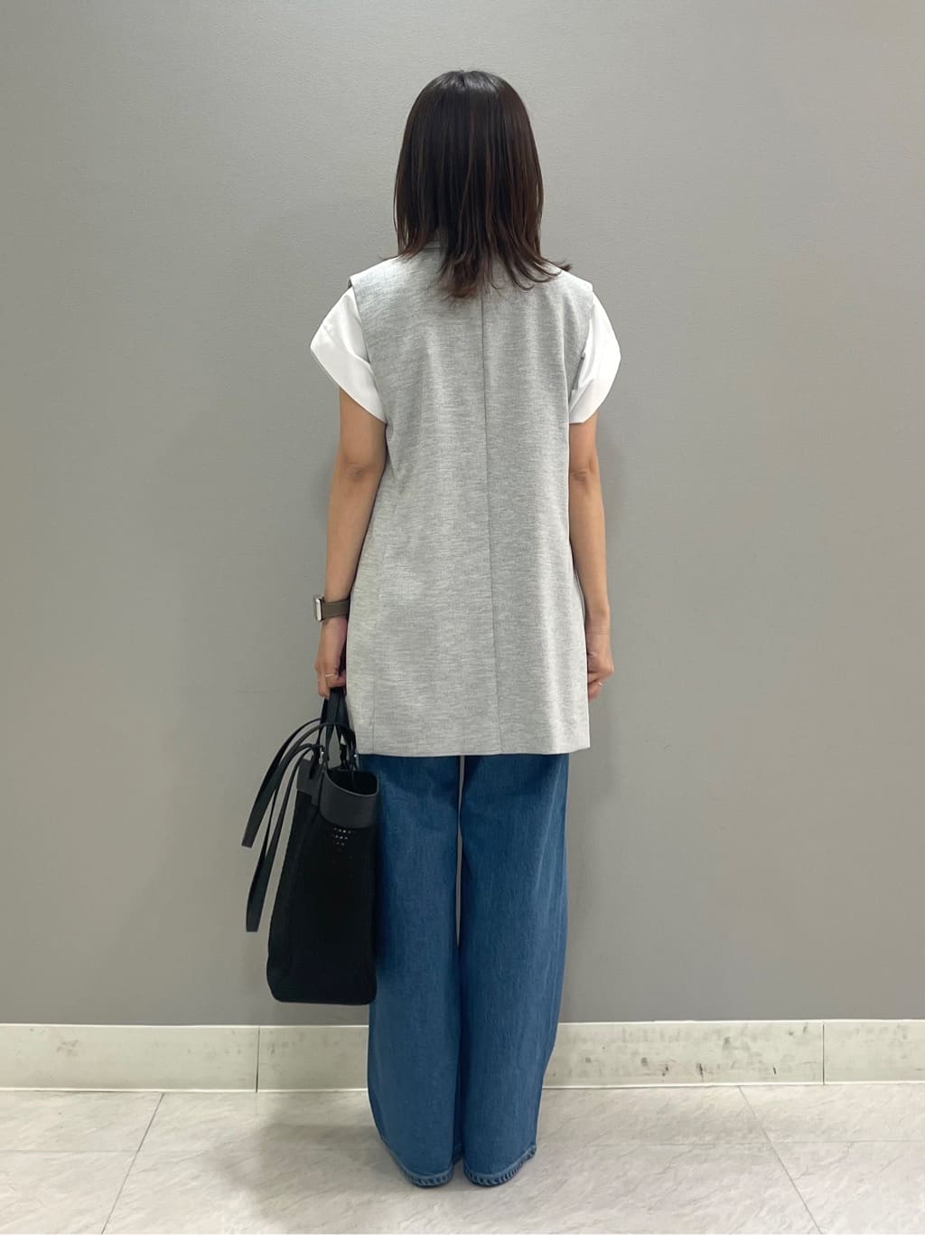 riiさんの「INDIVI｜◆【日本製/通勤】ベーシックマニッシュスーツベルト」を使ったコーディネート