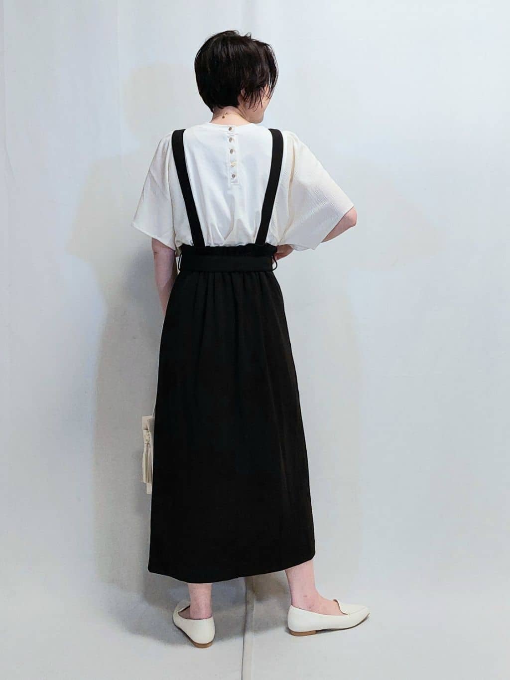 aidaさんの「grove｜メタルパーツローファーパンプス【晴雨兼用】」を使ったコーディネート