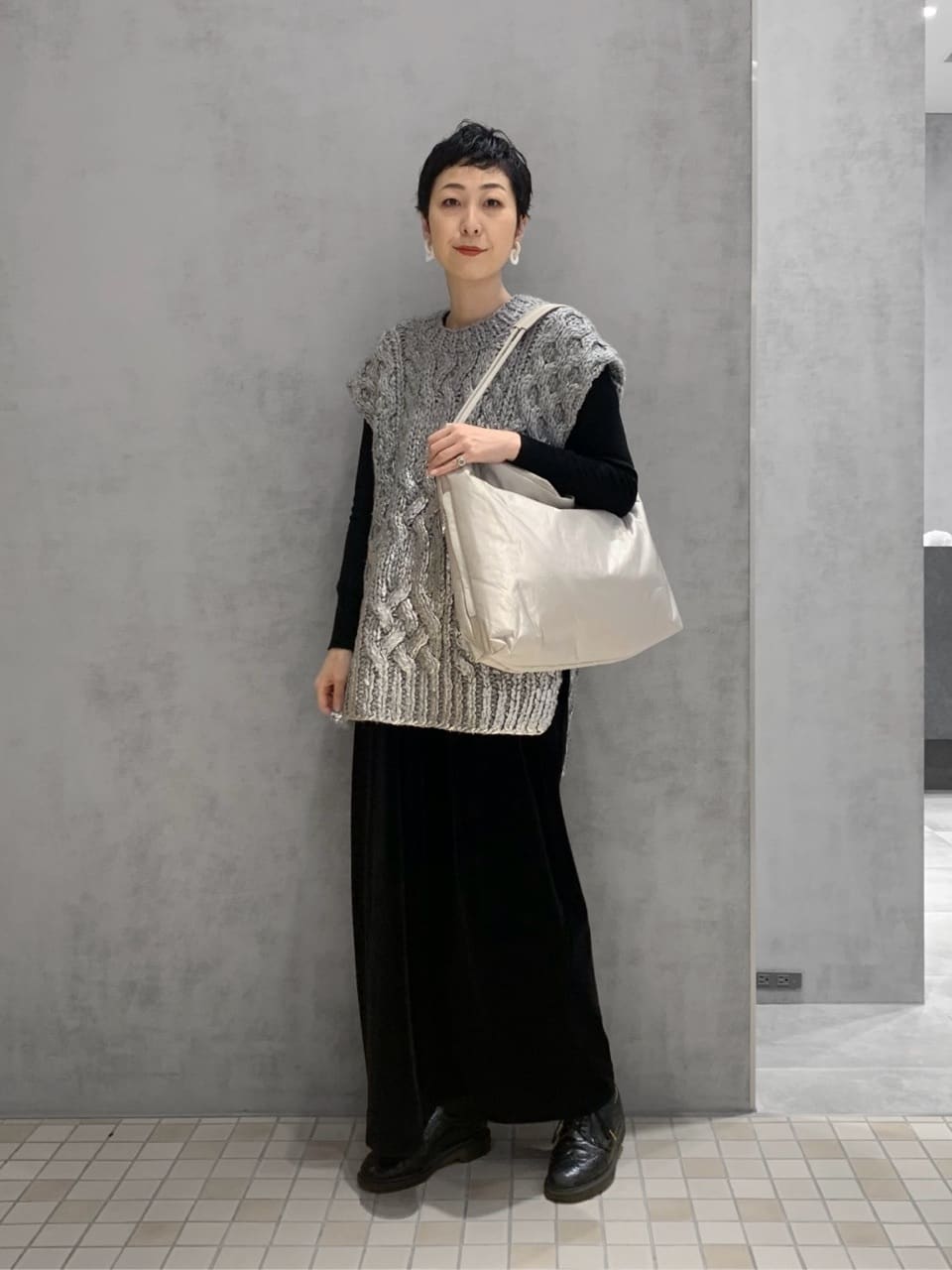 Kさんの「HIROKO HAYASHI｜ENORME（エノルメ）ショルダーバッグ」を使ったコーディネート