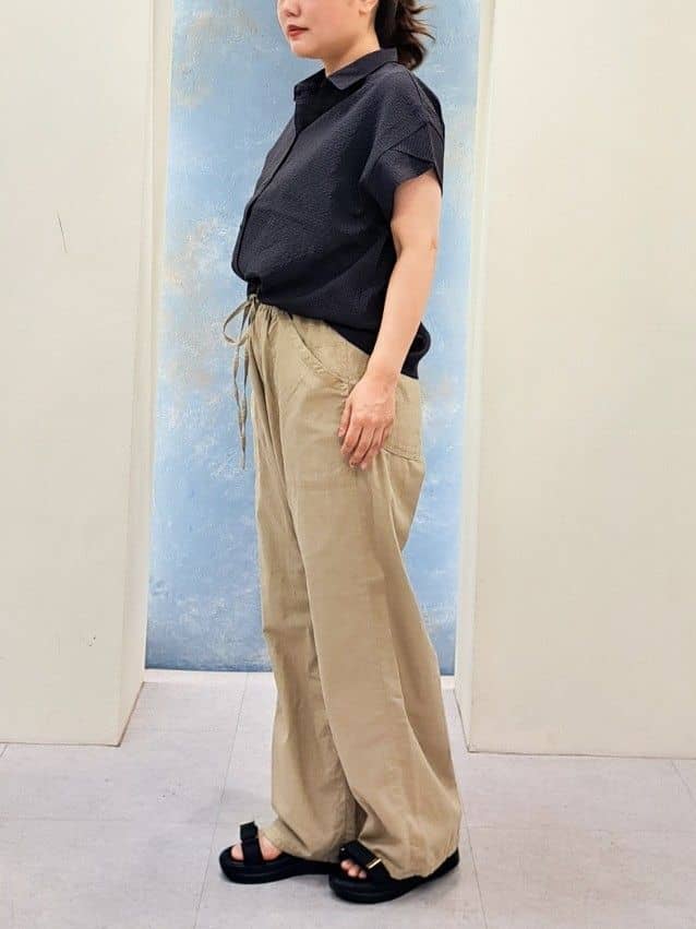 ふるさんの「grove｜＜Lee&times;grove（別注色あり）＞ PAINTER PANTS」を使ったコーディネート