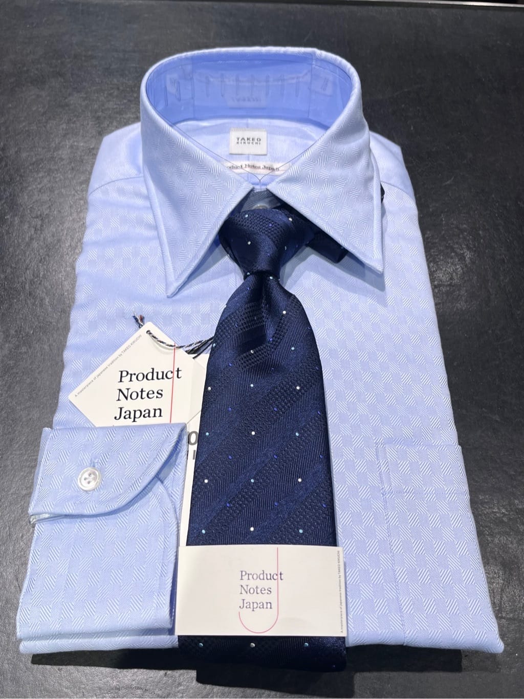 ジュンさんの「TAKEO KIKUCHI｜【Made in JAPAN】市松紋 ドレスシャツ」を使ったコーディネート