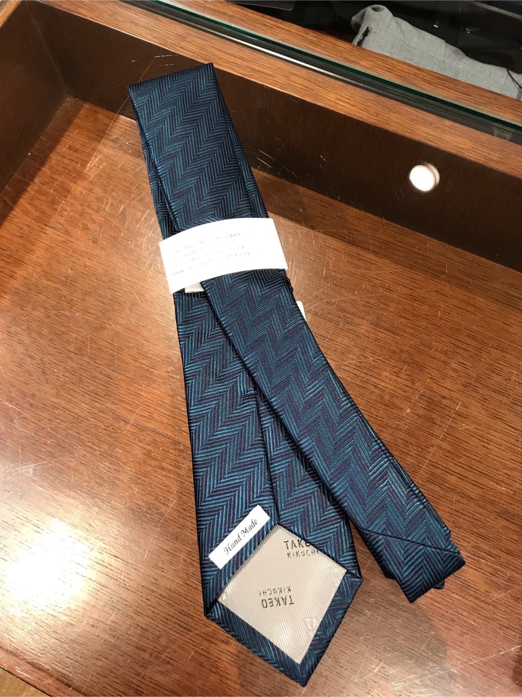 じゅんさんの「TAKEO KIKUCHI｜【Made in JAPAN】矢絣（やがすり）シルクネクタイ」を使ったコーディネート