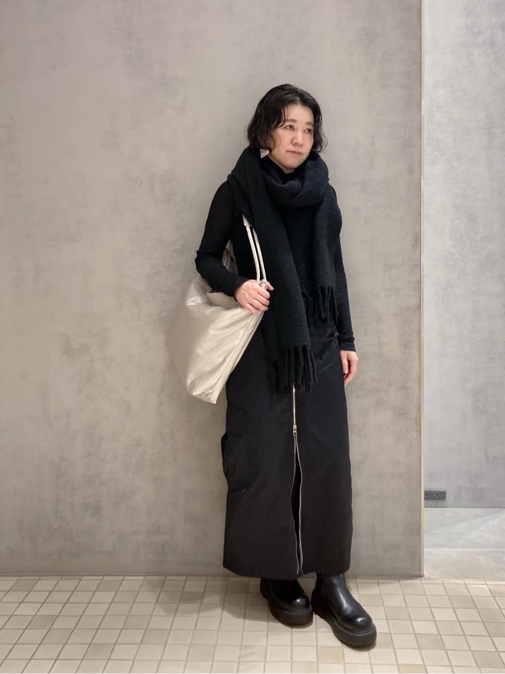 Cさんの「HIROKO HAYASHI｜ENORME（エノルメ）ショルダーバッグ」を使ったコーディネート