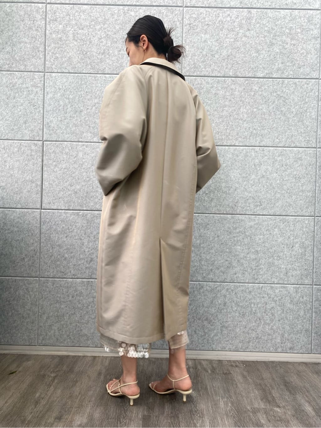 uchi__yamaさんの「CODE A｜balmacaan coat」を使ったコーディネート
